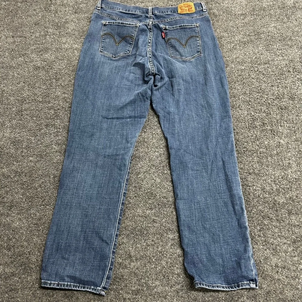Levi's Jeans Womens Size 12 Blue Classic Straight Leg Denim Mid Rise Casual